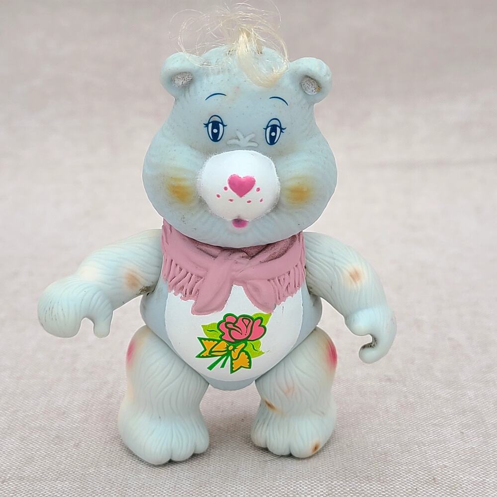 Vintage Care Bears Grams Bear Poseable 4" Figure 1984 Kenner Grandma VTG